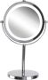 Beliani VERDUN make-up spiegel Zilver Metaal - Thumbnail 1