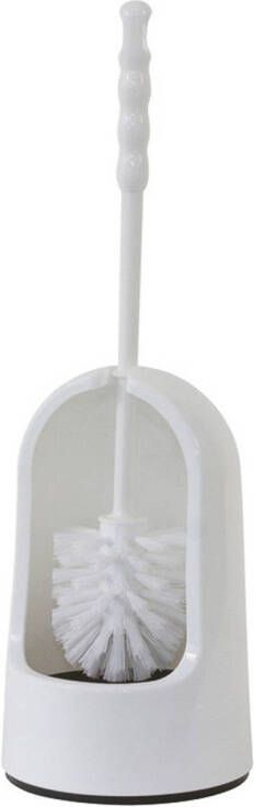 Betra WC-borstel toiletborstel in houder wit kunststof 14 x 40 cm Toiletborstels