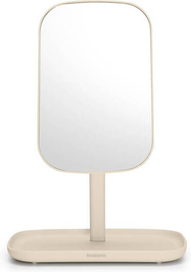 Brabantia Spiegel met accessoire schaal Soft Beige