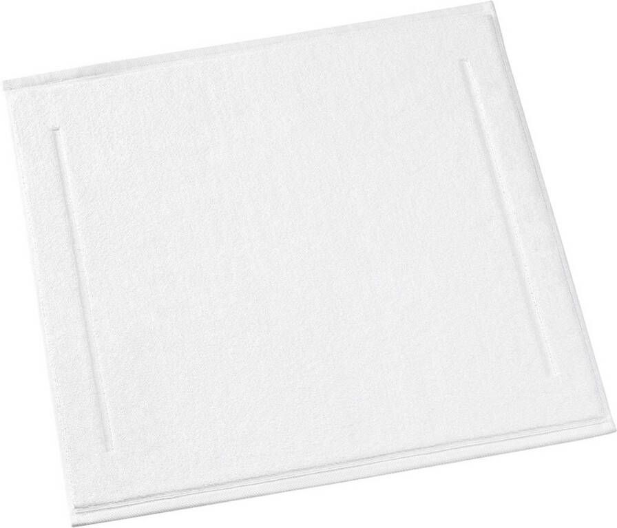 De Witte Lietaer badmat Contessa 60 x 60 cm katoen wit