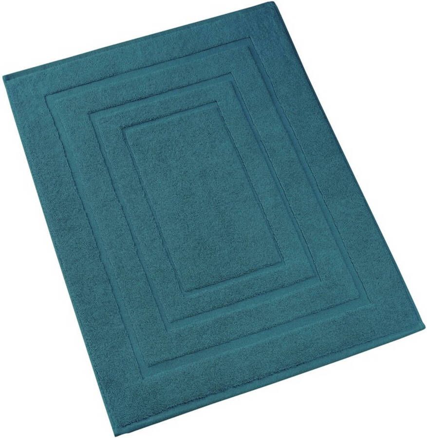 De Witte Lietaer badmat Pacifique 75 x 50 cm katoen turquoise