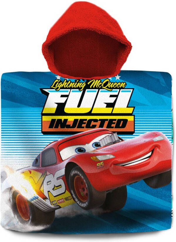 Disney Cars Lightning McQueen badcape met rode capuchon Badcapes