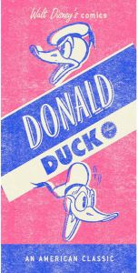 Disney Donald Duck Strandlaken Vintage 70 X 140 Cm Multi