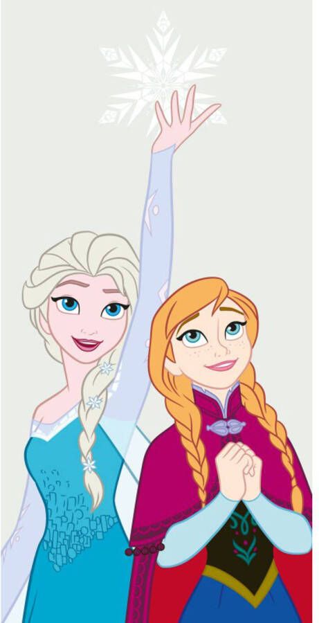 Disney Frozen Strandlaken Anna Elsa 70 x 140 cm Katoen