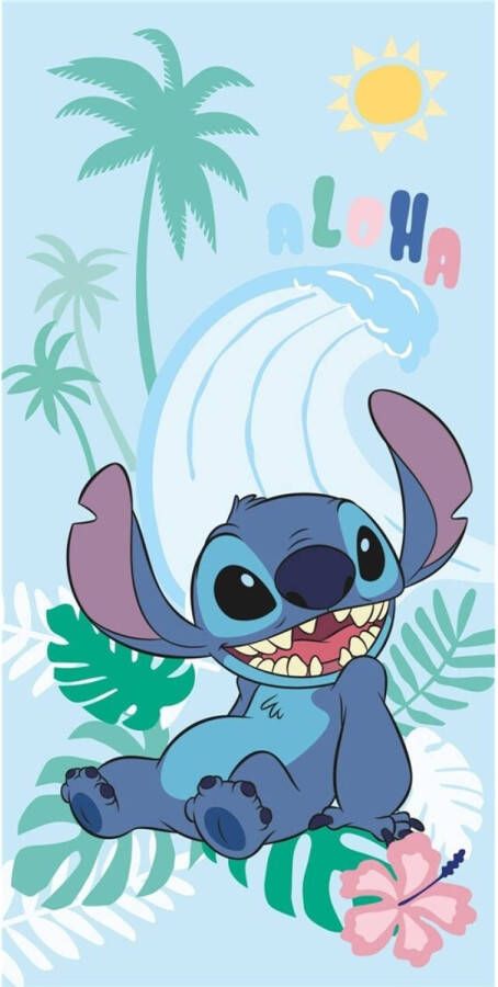 Disney Lilo & Stitch Strandlaken Aloha 70 x 140 cm Katoen