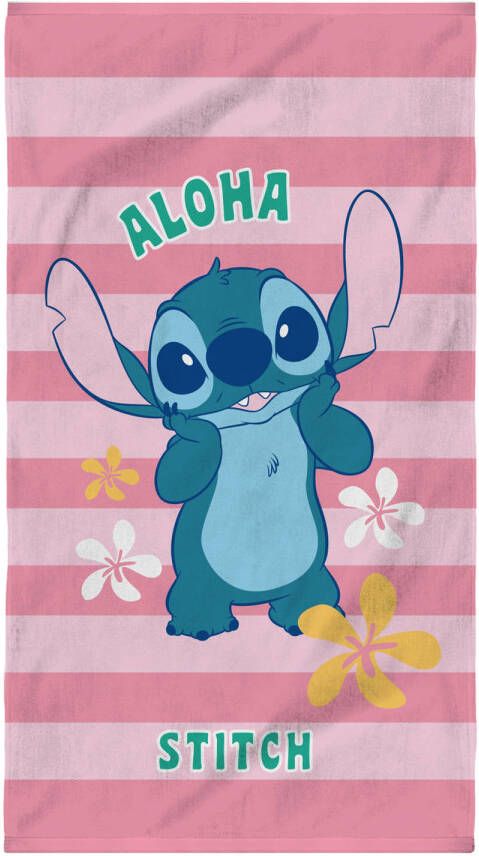 Disney Lilo & Stitch Strandlaken Ohana 70 x 120 cm Katoen