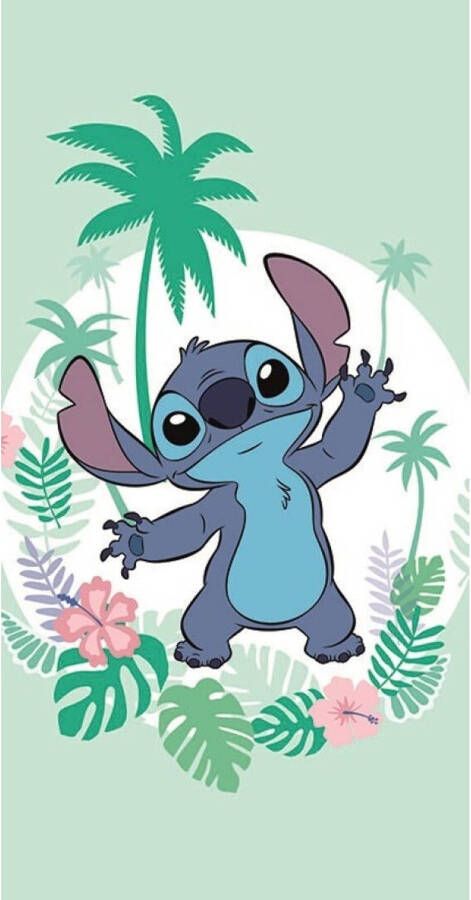 Disney Lilo & Stitch Strandlaken Tropical 70 x 140 cm Katoen