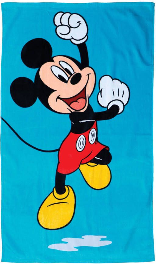 Disney Mickey Mouse Strandlaken Blue 70 x 120 cm Katoen