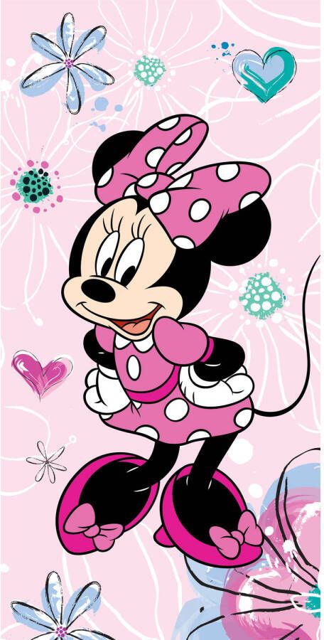 Disney Minnie Mouse Strandlaken Beauty 70 x 140 cm Katoen