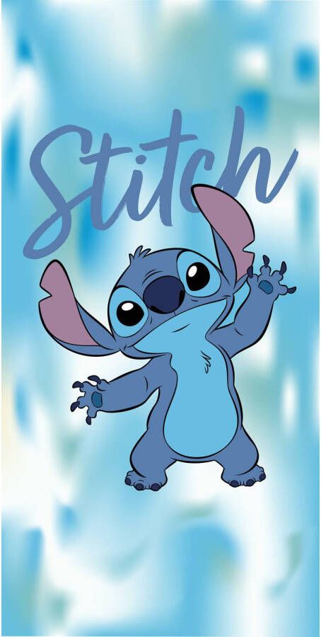 Disney Lilo & Stitch Strandlaken Blue 70 x 140 cm Katoen