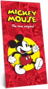 Disney Strandlaken Mickey Mouse 150 X 75 Cm Katoen Rood geel