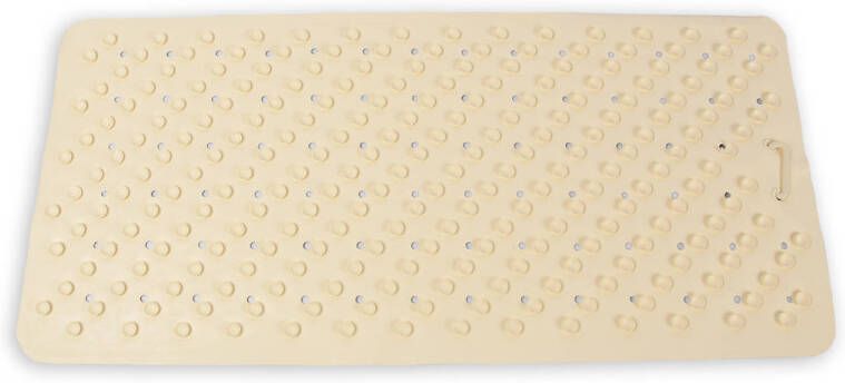 Merkloos Anti-Schimmel beige Badmat rubber Badkamer mat Dikte- 0.12 cm Douchemat 36cm*76cm