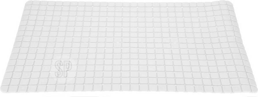 Excellent Houseware Badmat antislip ivoor wit 69 x 39 cm Badmatjes