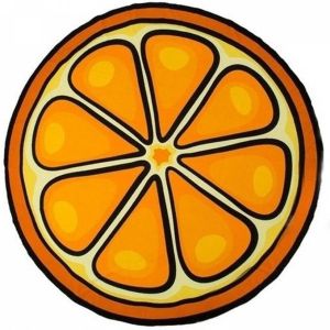 Merkloos Badlaken Sinaasappel 150 Cm Badlakens