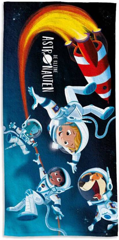 Merkloos De Kleine Astronauten Into Space strandlaken