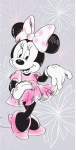 Merkloos Disney Minnie Mouse Strandlaken Beautiful 70 X 140 Cm Katoen
