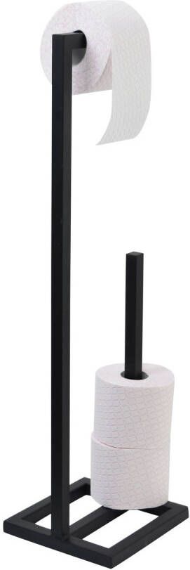 Loft42 Jack Toiletrolhouder Zwart Metaal