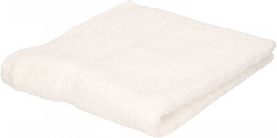 Towelcity Badkamer douche handdoeken wit 50 x 90 cm Badhanddoek