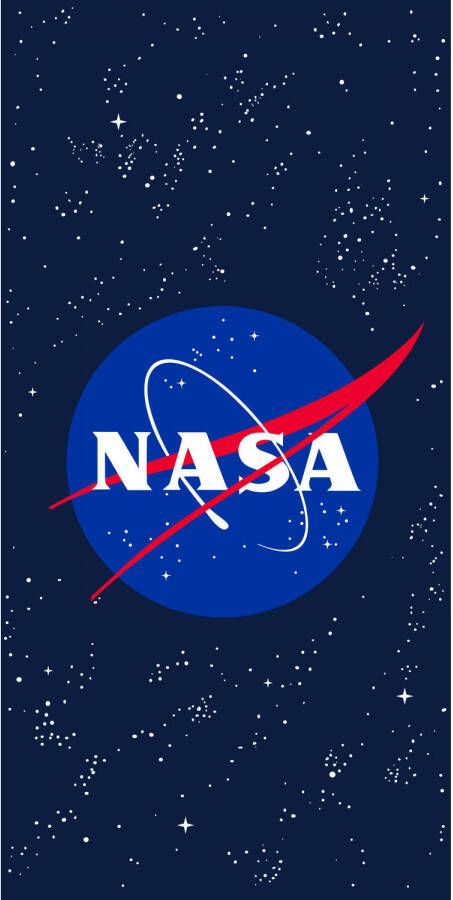 SimbaShop NASA Strandlaken Logo 75 x 150 cm Katoen