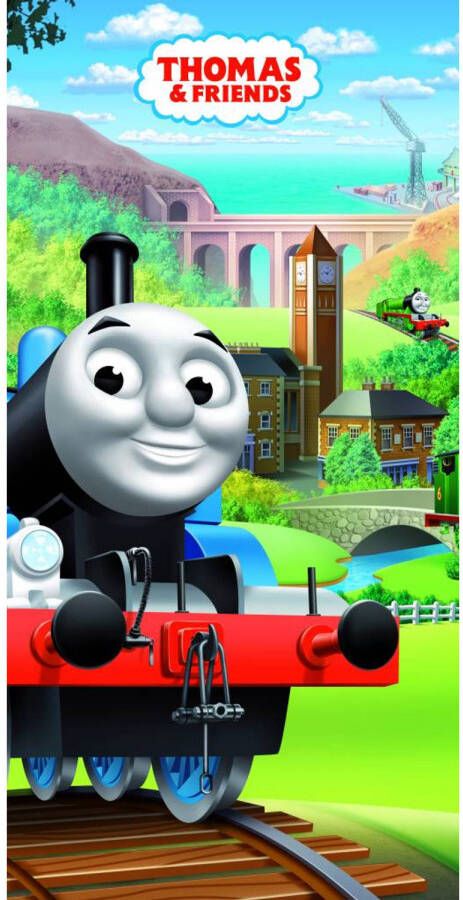 Thomas and Friends Thomas de Trein Strandlaken Tour 70 x 140 cm Katoen