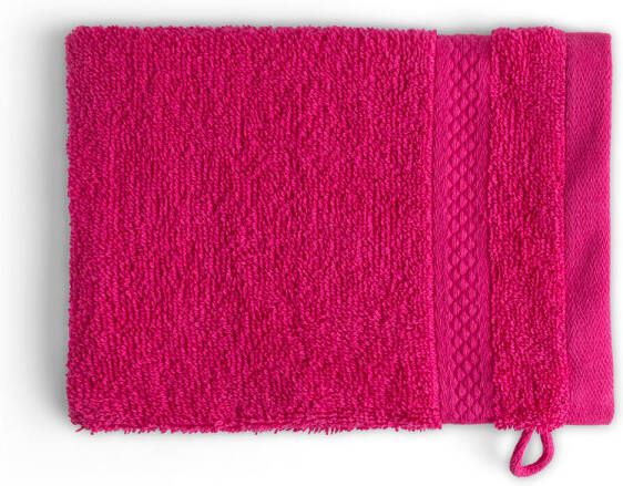 DoubleDry Washand Hotel Collectie 6 stuks 16x21 roze