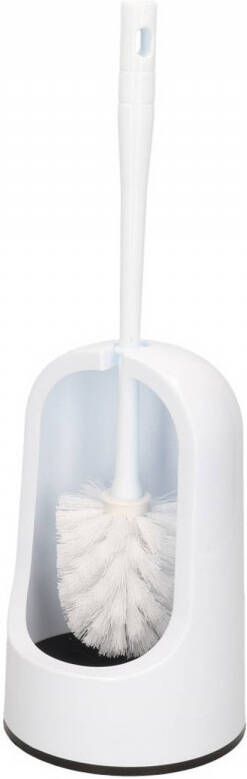 Forte Plastics Toiletborstels wc-borstels met houder wit kunststof 40 cm Toiletborstels
