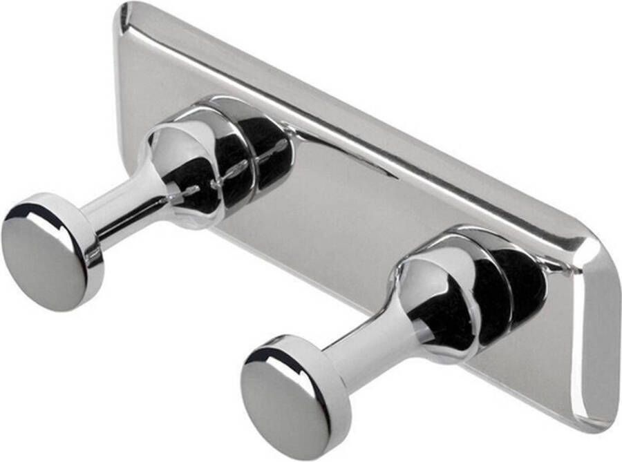 Geesa Hotel Handdoekhaak dubbel Chroom 915280 - Foto 1