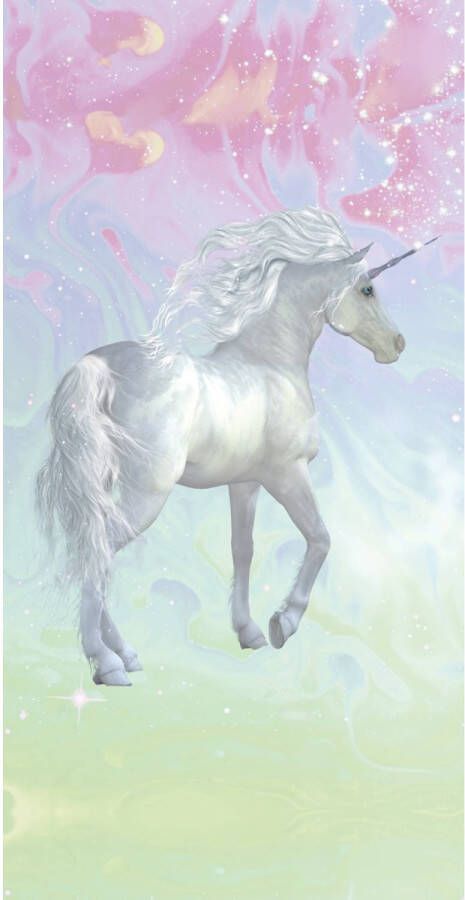 Good Morning strandlaken Unicorn 75 x 150 cm velours