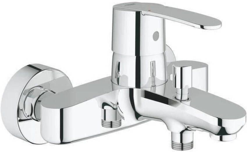 GROHE Wave Cosmopolitan badmengkraan met omstelling en koppelingen HOH = 15 cm chroom