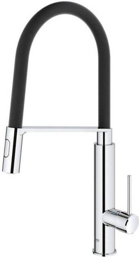 GROHE Concetto Keukenmengkraan eengreeps professionele Spray 510mm hoogte 235mm voorsprong uitloop flexibel chroom