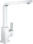 GROHE QUICKFIX Grohe Sail Cube Keukenmengkraan eengreeps 309mm hoogte 285mm hoogte kraanmond 202mm voorsprong uitloop hoog draaibaar chroom - Thumbnail 2