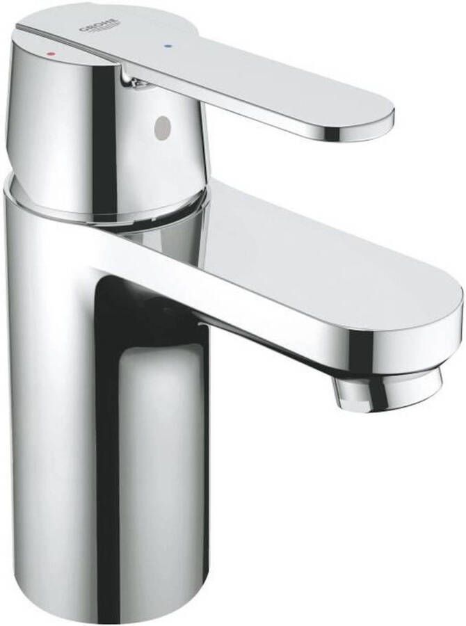 GROHE QUICKFIX Grohe Get Wastafelmengkraan S-size ES PO waste eengreeps 1-gats cartouche keramisch 140mm hoogte 92mm uitloop vast chroom