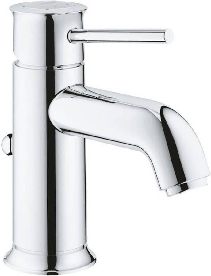 Grohe Start Classic waterbesparende wastafelkraan S-size met afvoerplug chroom 23810000