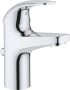 Grohe Start Curve waterbesparende wastafelkraan S-size met afvoerplug m. 28mm ES cartouche chroom 23765000 - Thumbnail 3