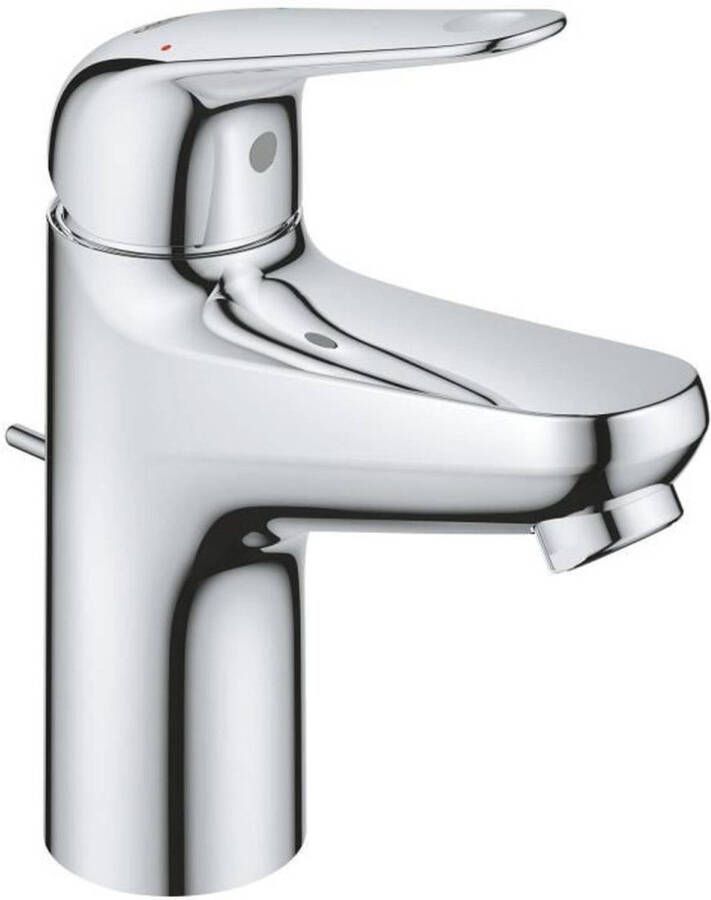 GROHE Eéngreeps wastafelmengkraan Swift 24316001 Chroom Maat S Waterbesparend Uittrekbaar en afvoer