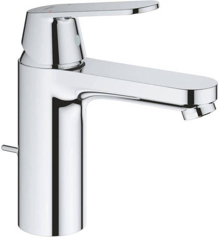 Grohe Eurosmart Cosmopolitan Wastafelmengkraan ééngatsmontage metalen greep keramische schijven mousseur automatische lediging chroom 23325000