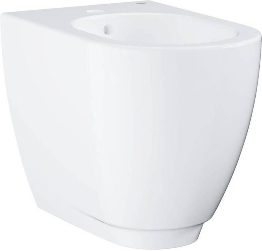 Grohe Essence staand bidet met kraangat met overloop 35x54cm met verdekte bevestiging wit 3957500H