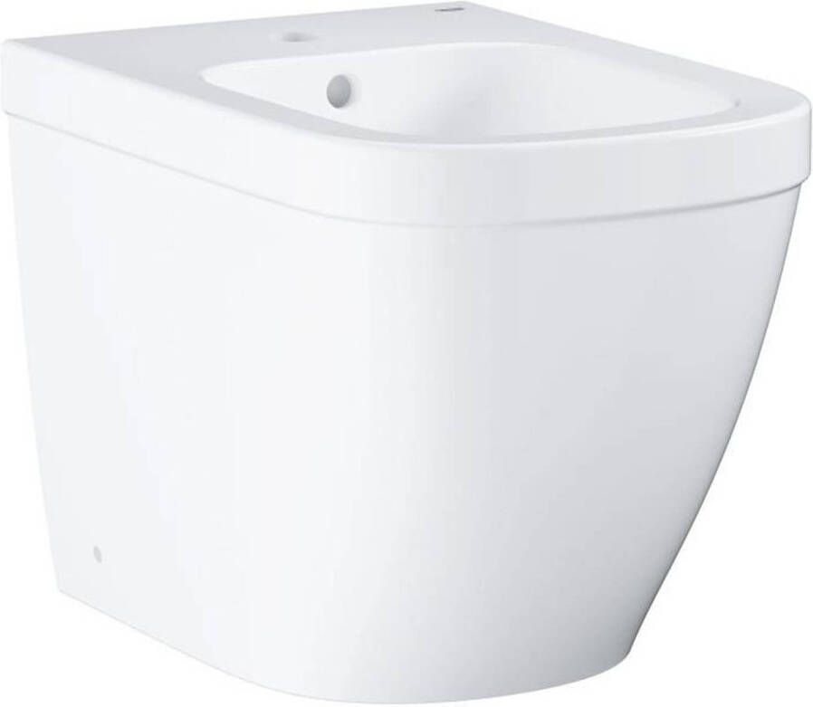 Grohe Euro keramiek staand bidet met kraangat+overloop wit 39340000