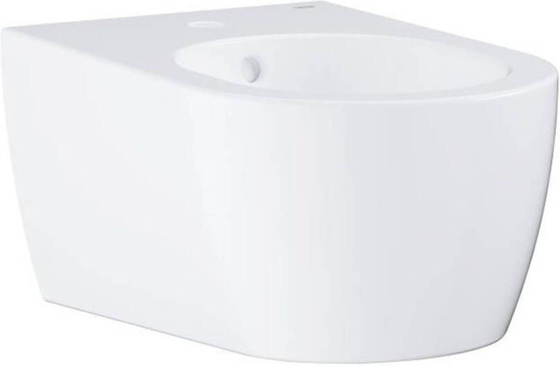 Grohe Essence wandbidet met kraangat met overloop 35.5x54cm met verdekte bevestiging wit 3957400H