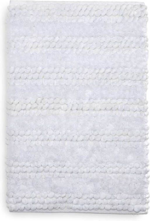 Heckett & Lane Roberto badmat 60% katoen 40% polyester Badmat (60x100 cm) Wit