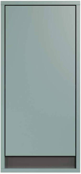Hioshop Matix badkamerkast wandmontage blauw grijs.