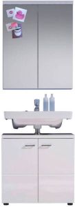 Hioshop Nightlife badkamer met spiegelkast wit.