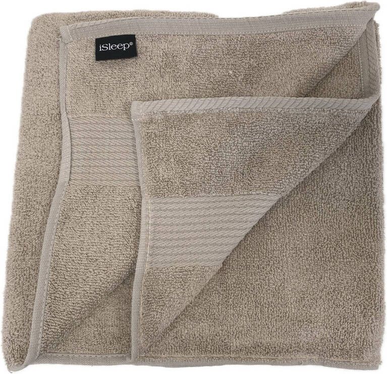 ISleep Badtextiel Terry Taupe Badlaken 70x140 cm