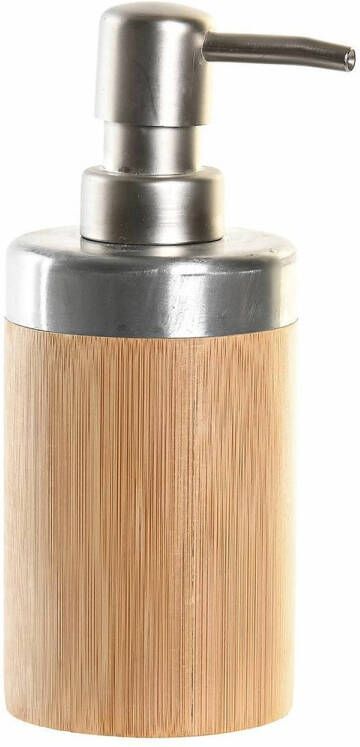 Items Zeeppompje dispenser bruin bamboe hout 7 x 17 cm Zeeppompjes
