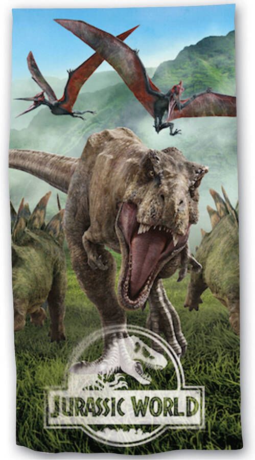 Jurassic World Strandlaken Forest 70 x 140 cm Katoen