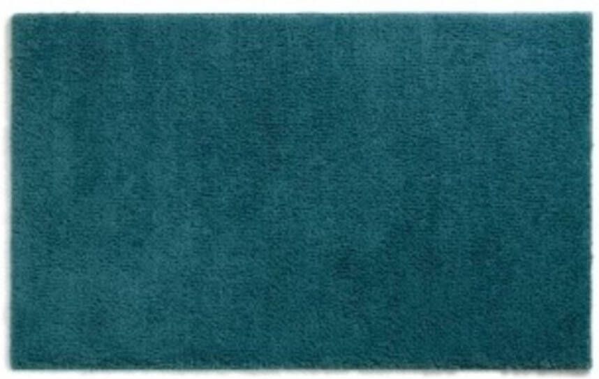 Kela Badmat 120 x 70 cm Polyester Petrol Blauw Maja