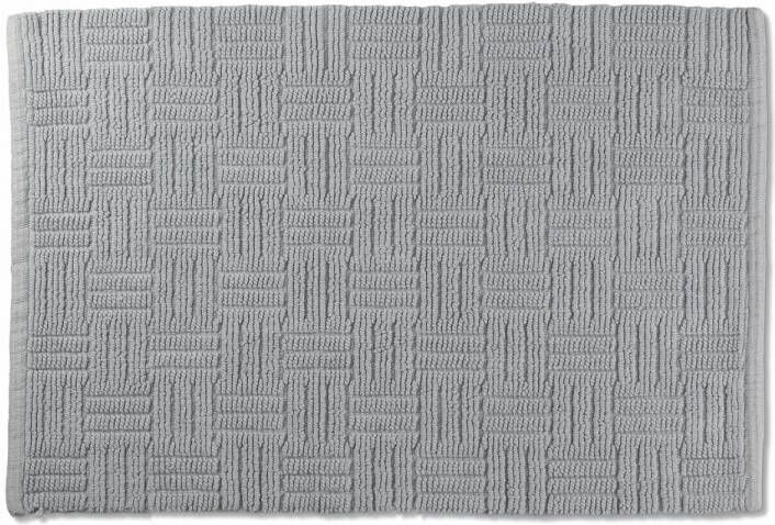 Kela Badmat Leana 65 X 55 Cm Katoen Grijs