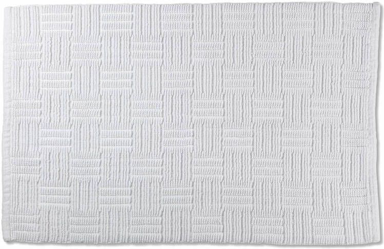 Kela Badmat Leana 65 X 55 Cm Katoen Wit