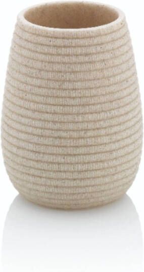 Kela drinkbeker Medea 8 x 8 x 11 cm beige