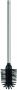 Kela toiletborstel La Brosse 42 cm RVS siliconen zwart - Thumbnail 1